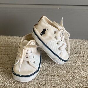 Polo by Ralph Lauren Cream Baby Shoes